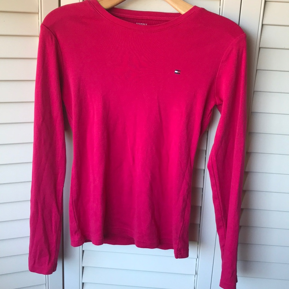 Tommy Hilfiger Long Sleeve Pink Shirt 💓